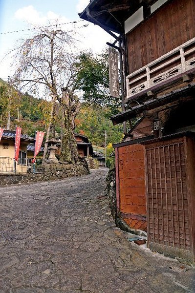 赤沢宿の石畳