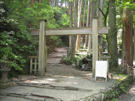 七面山登山口（羽衣）